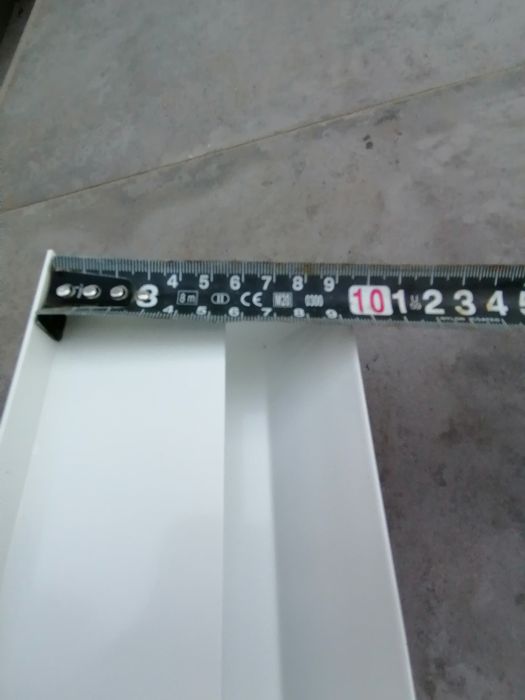 Grelha Tria Design Branca 400x60mm