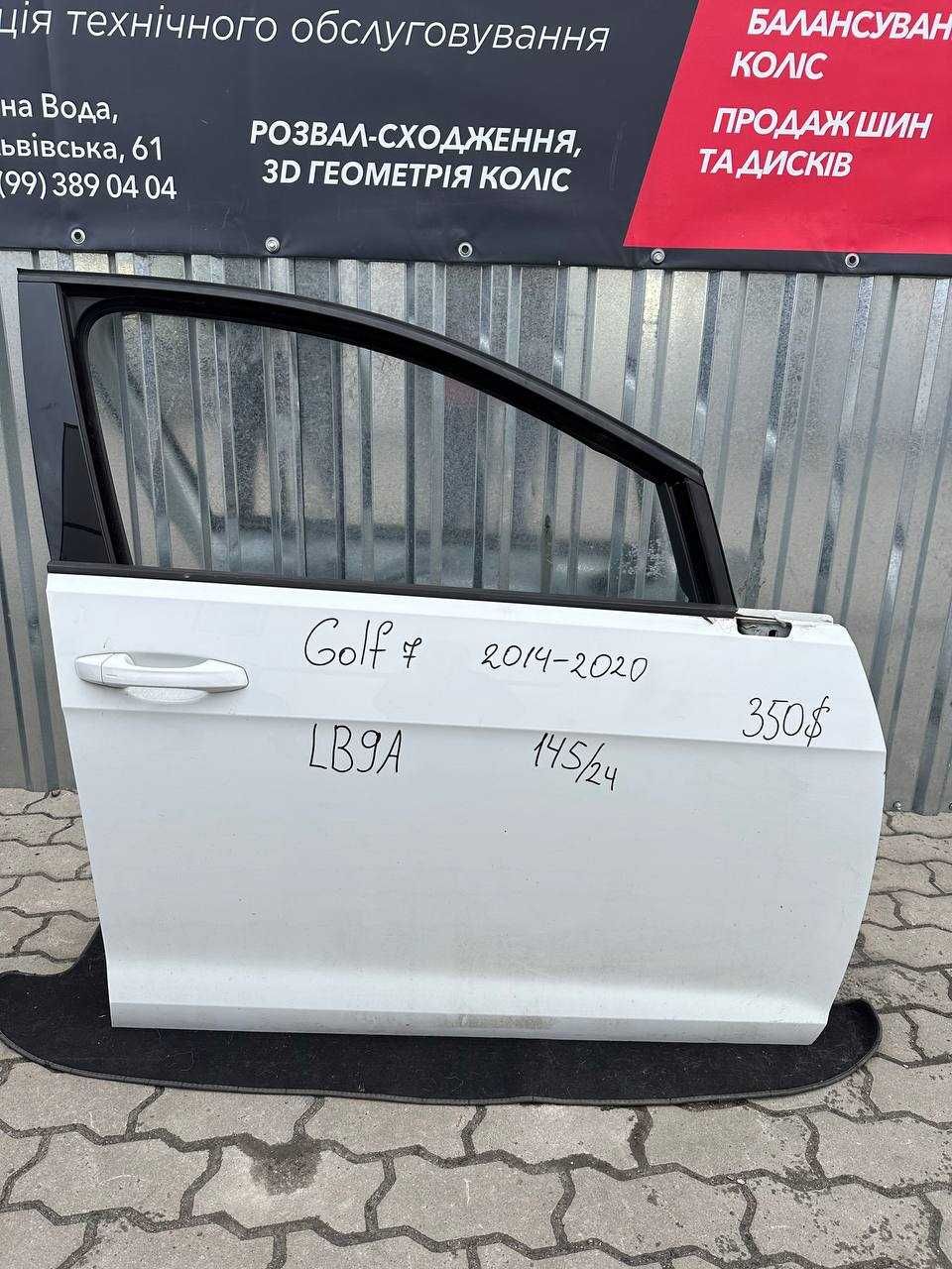 Двері Golf 7 хетчбек 2014-2020 LB9A передні та задні вживані