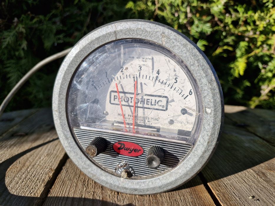 Zegar manometr Wujka Zenka loft vintage dekoracja