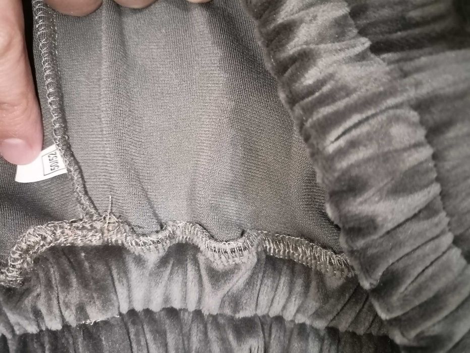 Костюм велюровый женский 50/52, светло-серый, осень-весна