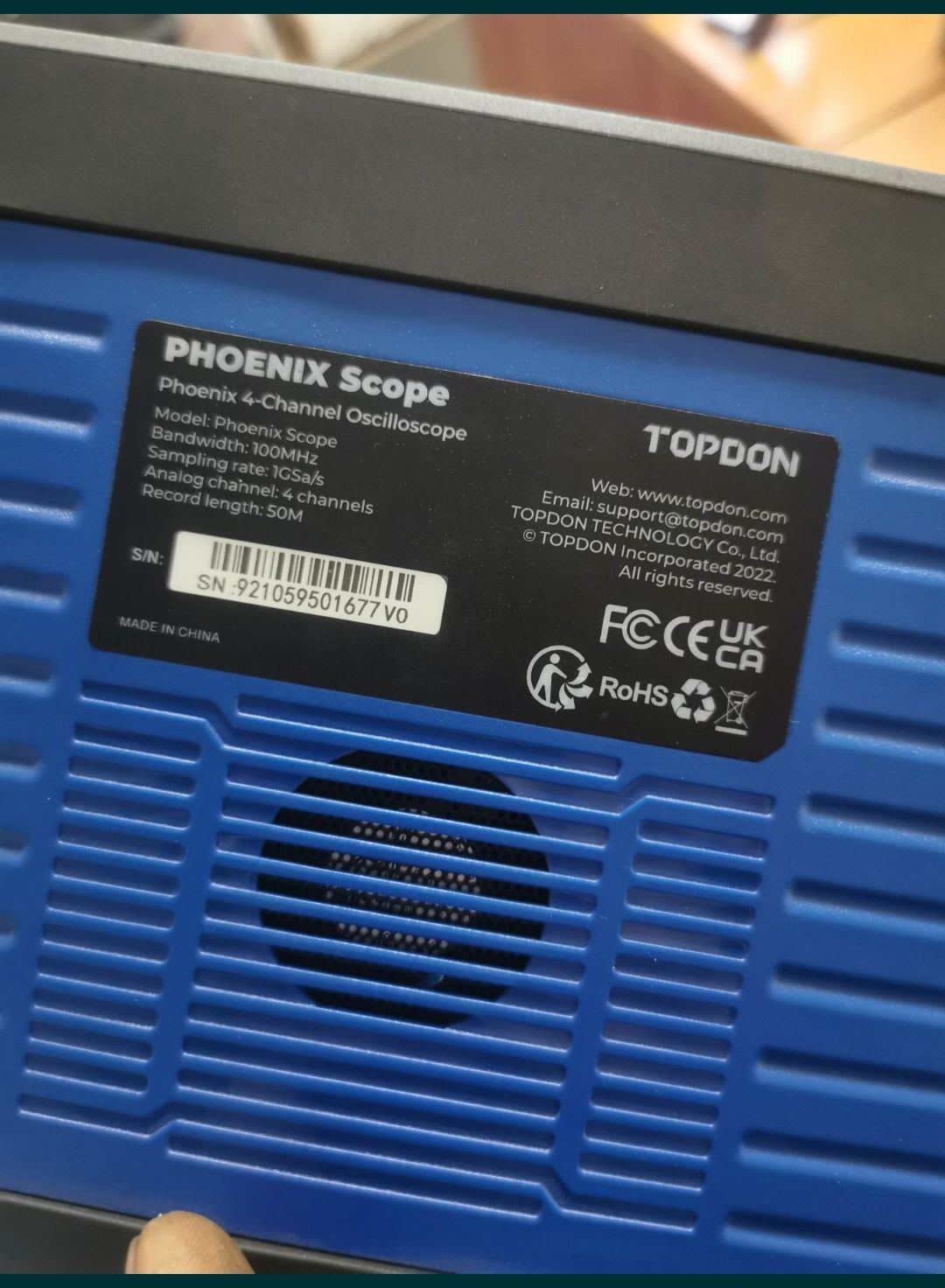 Topdon Phoenix scope launch scopebox oscyloskop