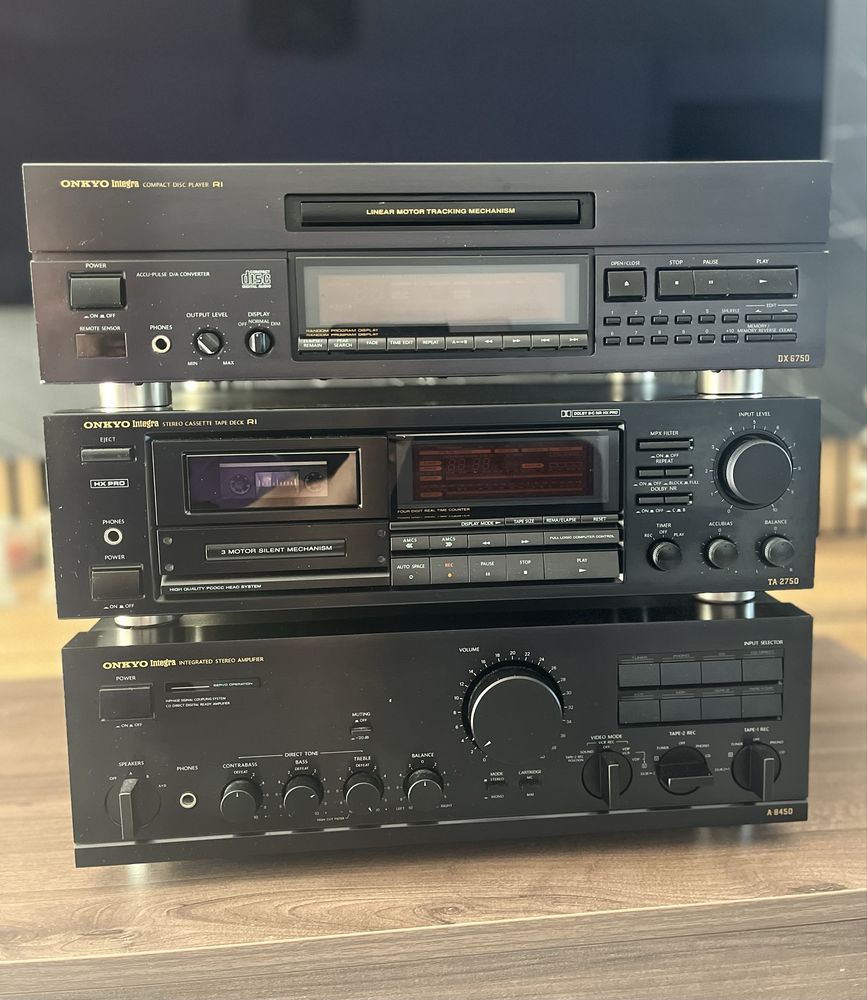 Zestaw Onkyo Integra A8450, TA2750, DX6750