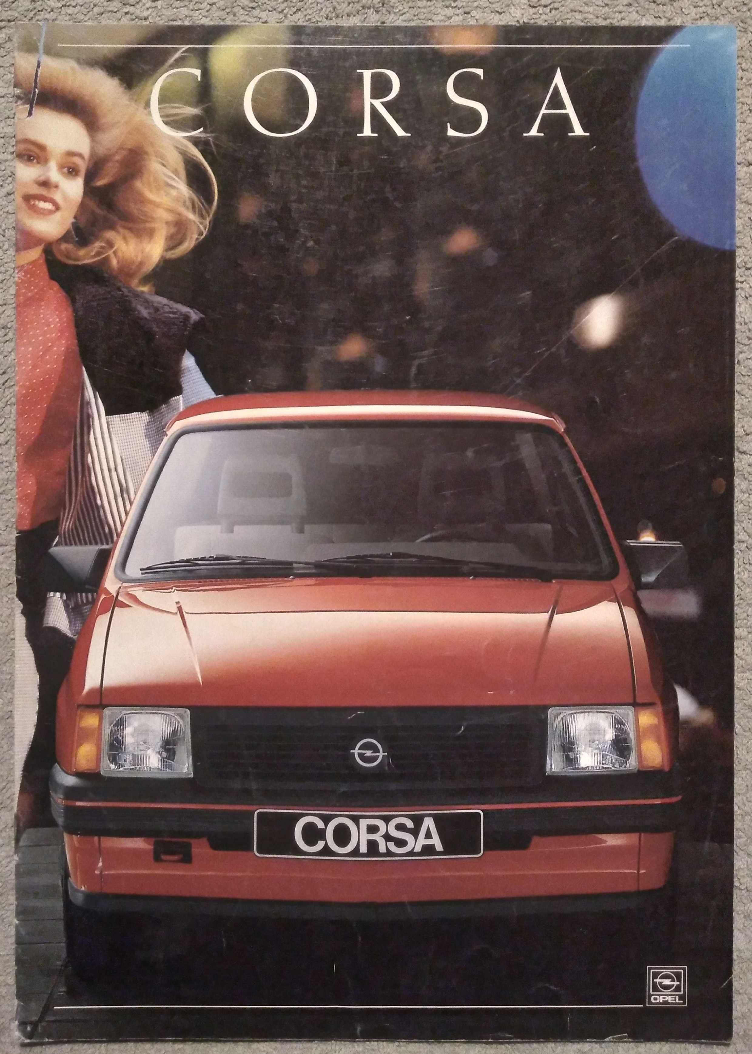 Prospekt Opel Corsa A rok 1988