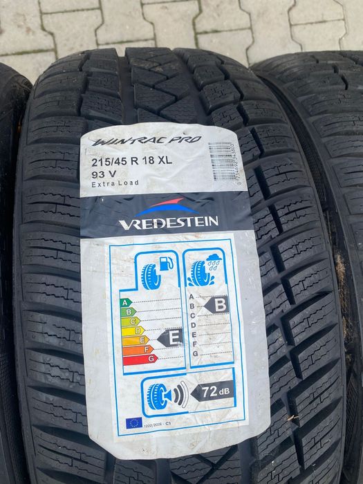 Opony zimowe NOWE 18 cali 215/45/18 VREDESTEIN