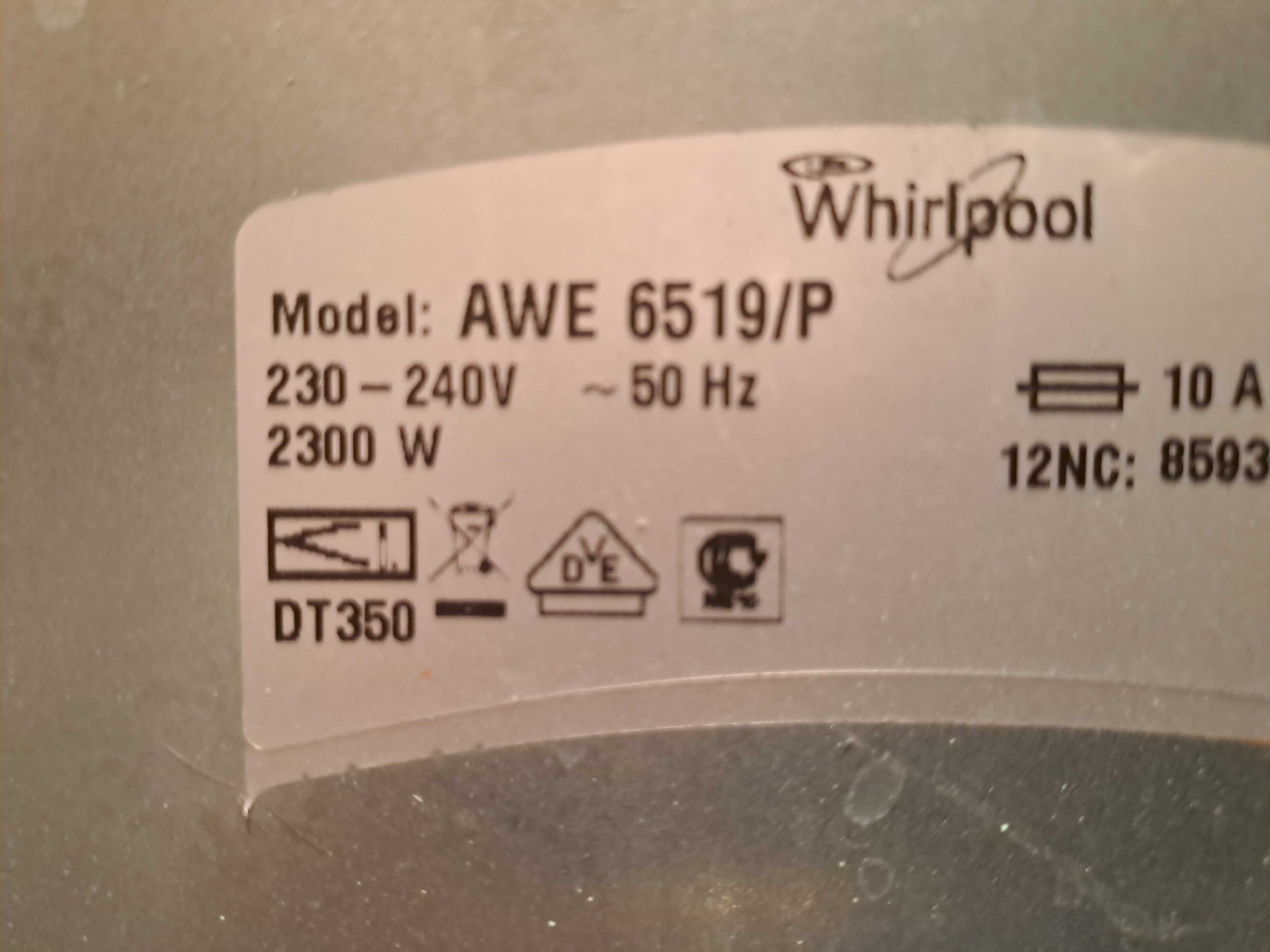 Sprzedam pralkę Whirlpool AWE 6519/P na części.