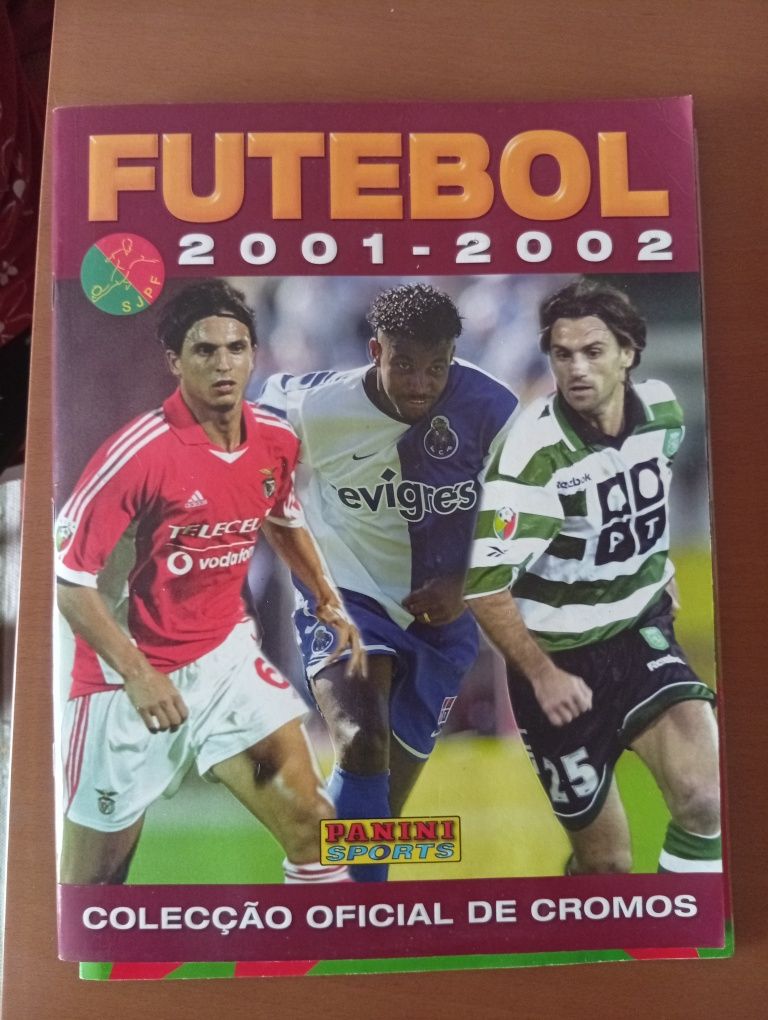 Coleção de Cadernetas Panini Completas (1995 a 2002) – Como Novas!