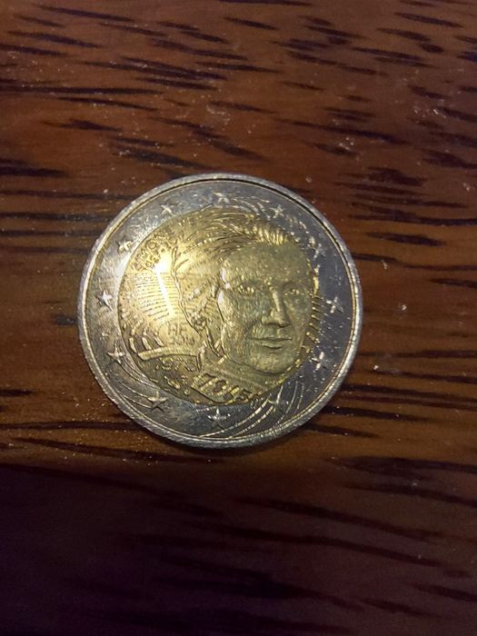 Moeda 2 Euros Simone Veil 1927/2017