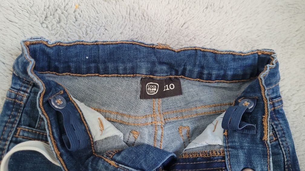 Spodenki szorty chłopięce cool club jeansowe r. 110 stan bdb