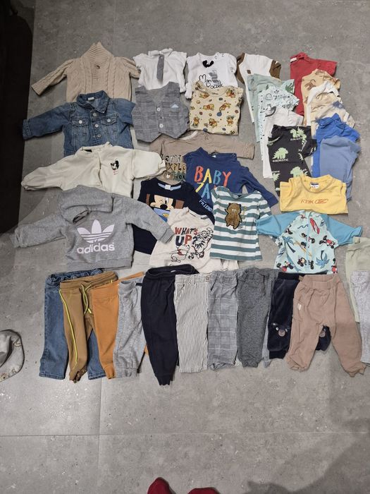 Ubrania chłopięce r. 74