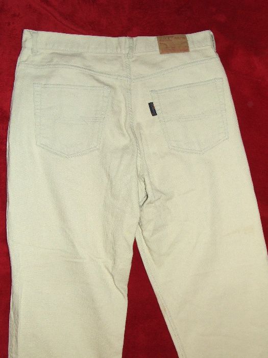 Spodnie męskie jak cienki sztruks W34 L32 pas: 43cm dł: 109cm - wysyłk