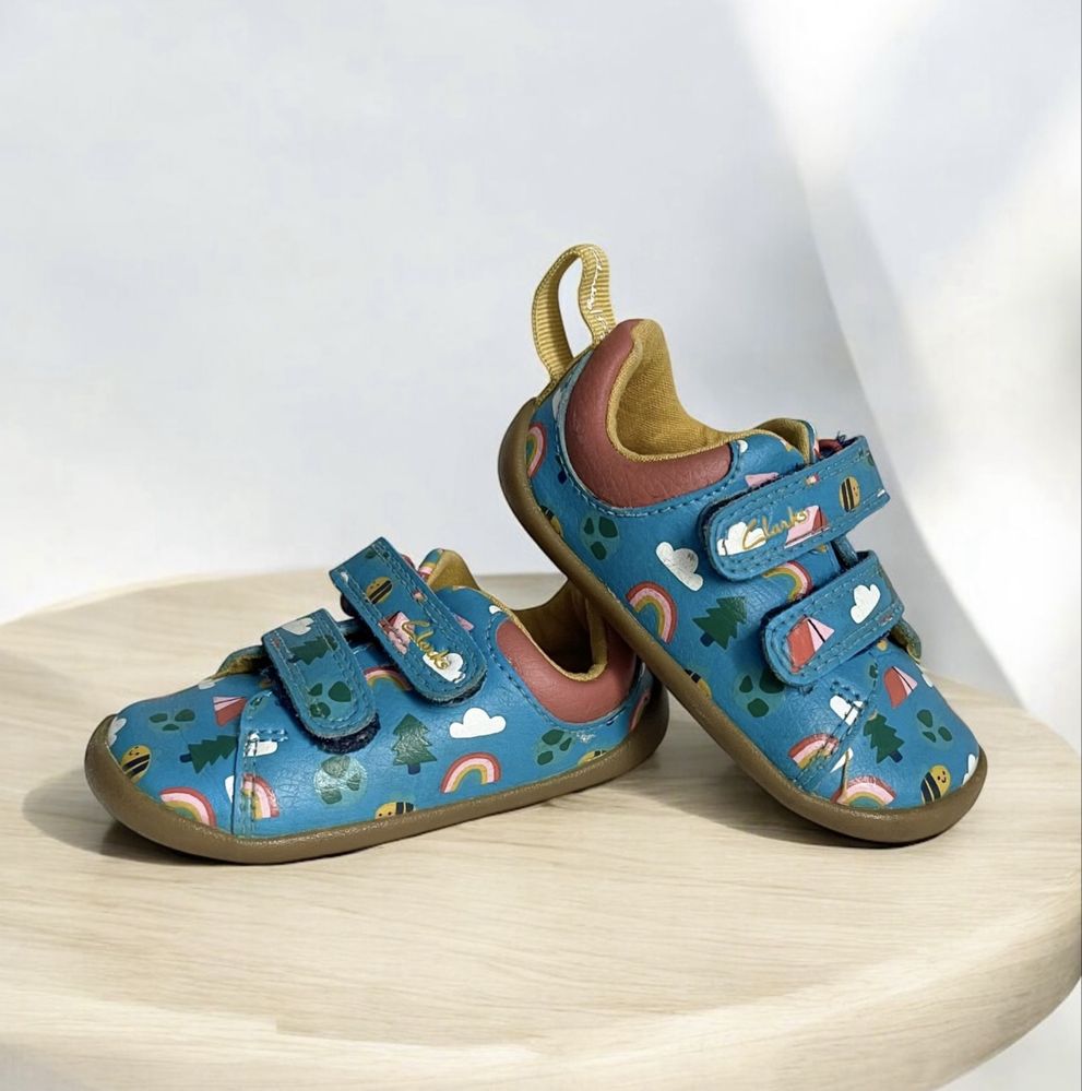 Оригінальні шкіряні мокасини, пінетки Clarks 19 розмір