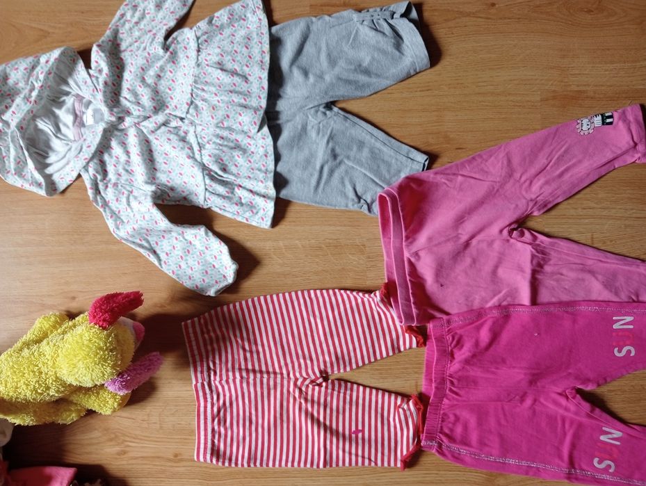 Paka ubrań dla dziewczynki r.74-86