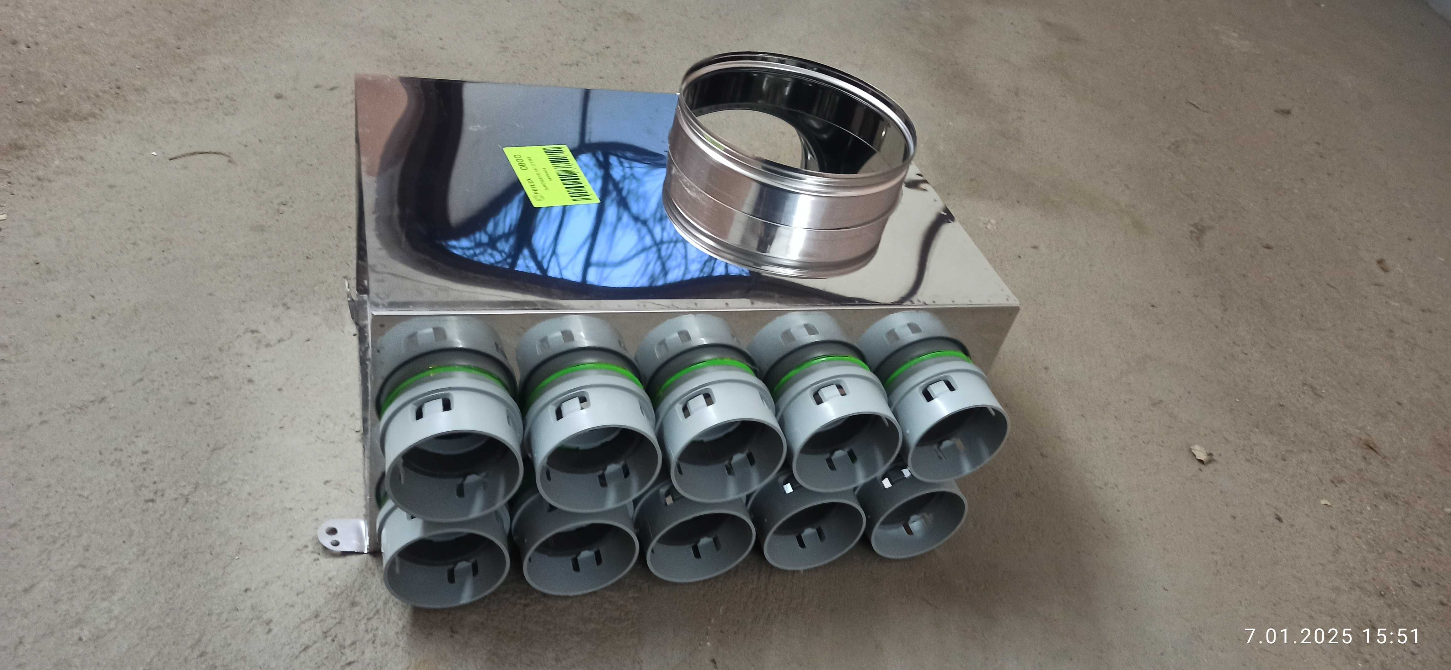 rozdzielacz 10x75/2x200 nypel Pe Flex nowe