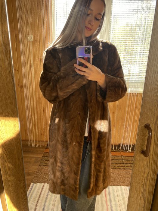 Вінтажна норкова шуба