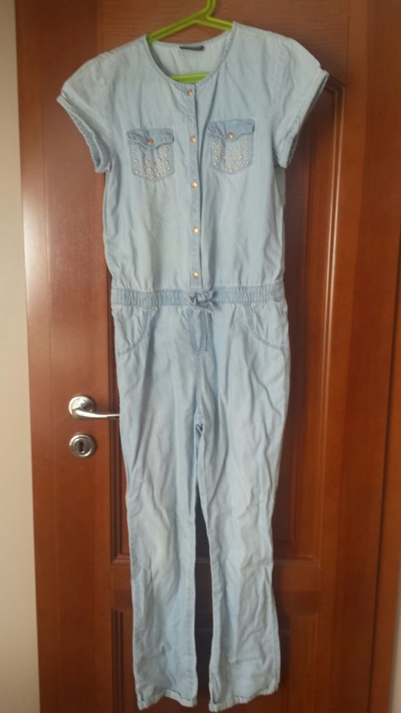 Kombinezon jeans 10/11l dla dziewczynki