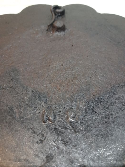 Stara żeliwna gofrownica zapraszam