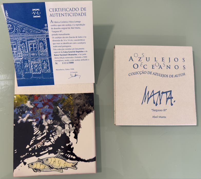 Azulejos Abel Manta - Sargasso II e III