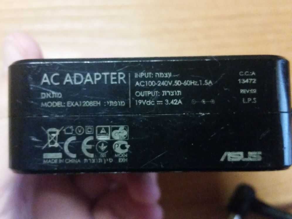 Блок питания адаптер Asus 19V 3,42A (штекер 5,5*2,5 мм)  EXA1208EH
