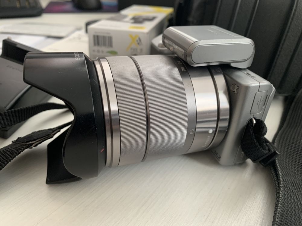 Продам фотоаппарат Sony NEX5 18-55 3,5-5,6 полный комплект