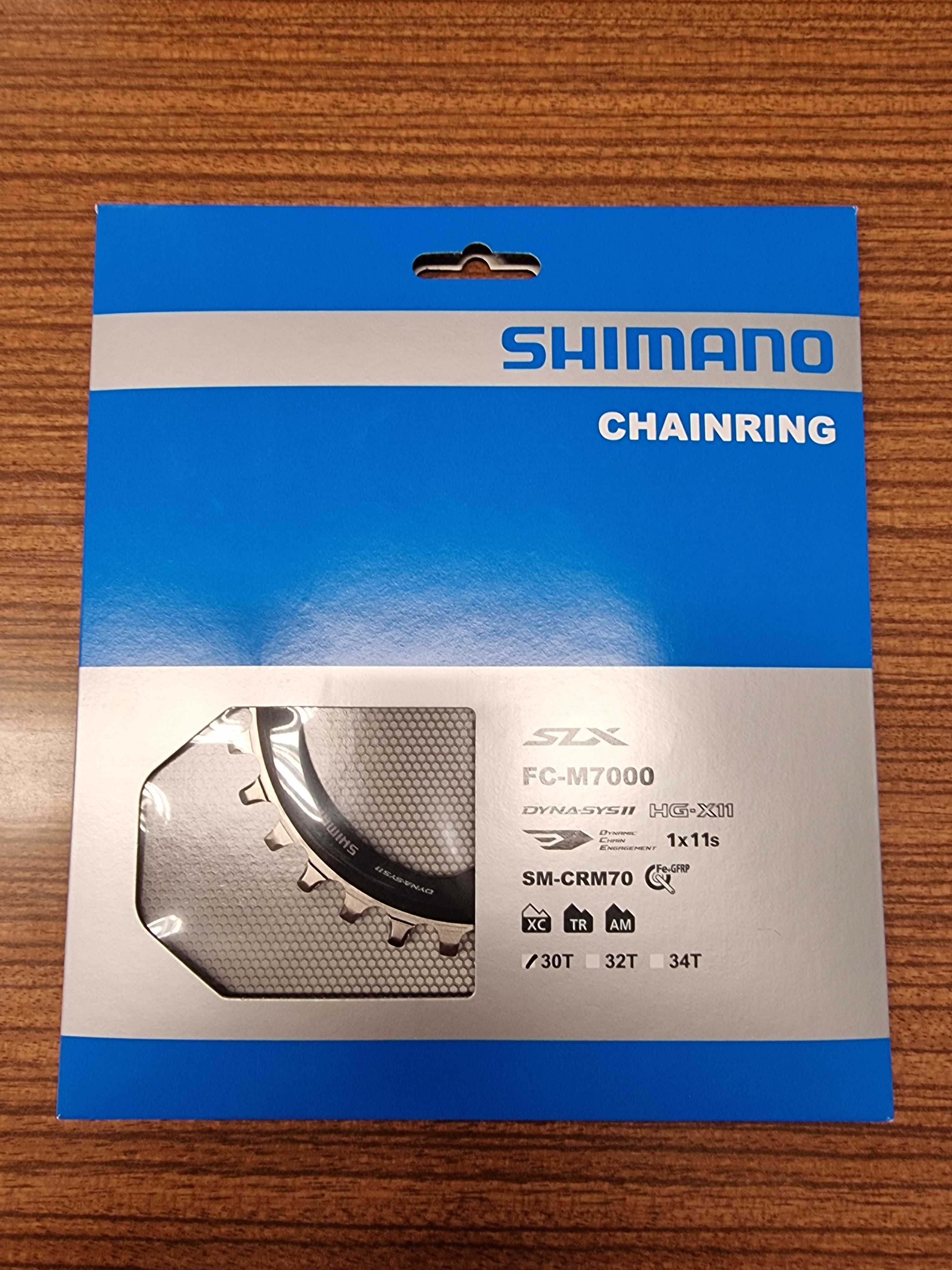 Prato Shimano SLX SM-CRM70 11V para FC-M7000 30T 96 BCD Novo