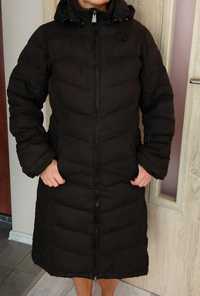 Płaszcz czarny zimowy długi