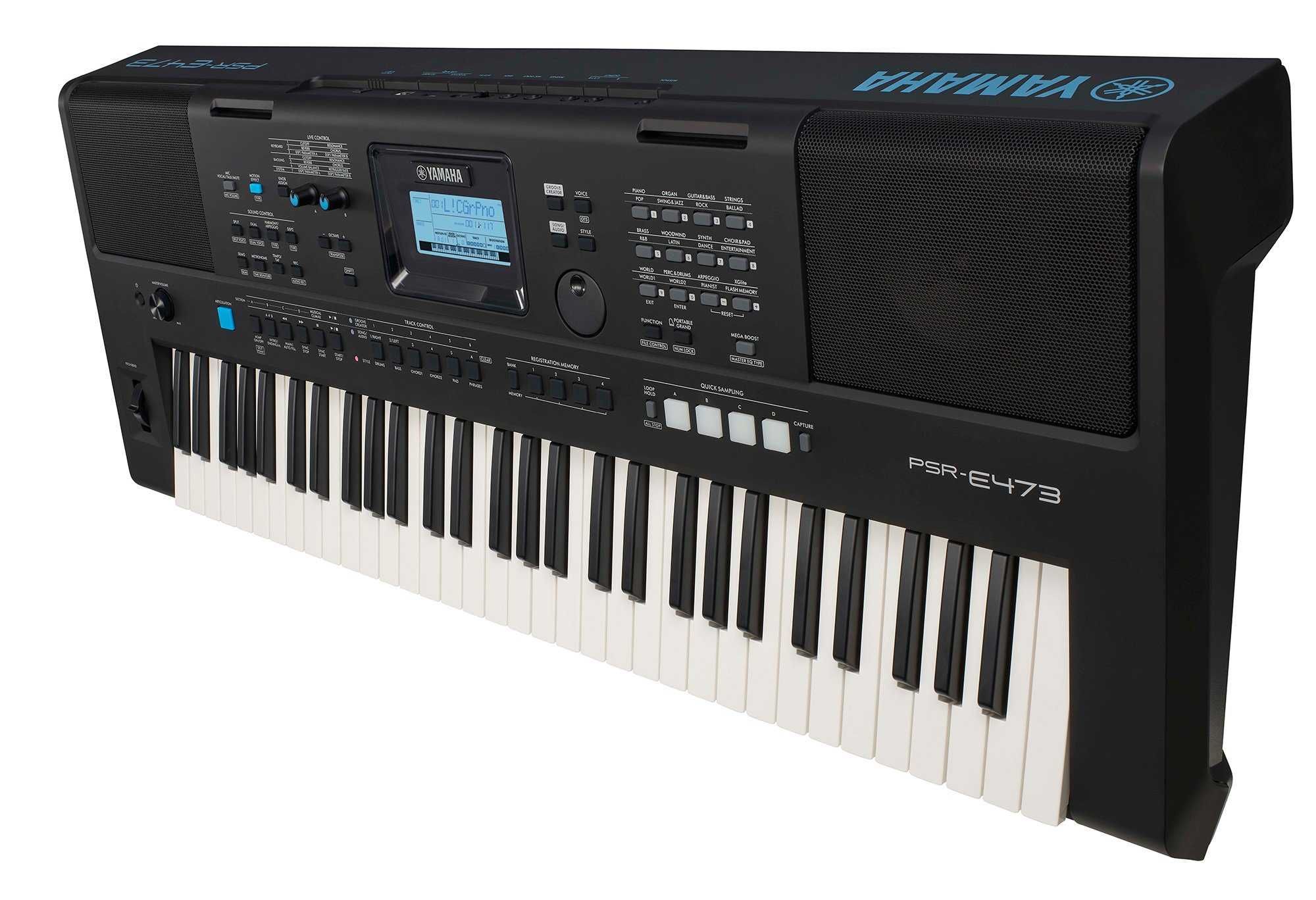Keyboard YAMAHA PSR-E473 Super zestaw / NOWY / PSR E473 / PSR E-473