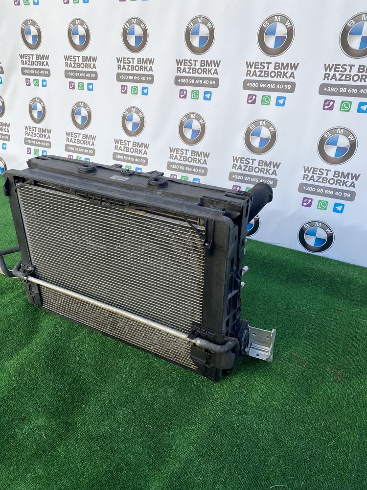 Касета радиаторов BMW F10 радиатор БМВ Ф10 535 N55 радіатор вентилятор
