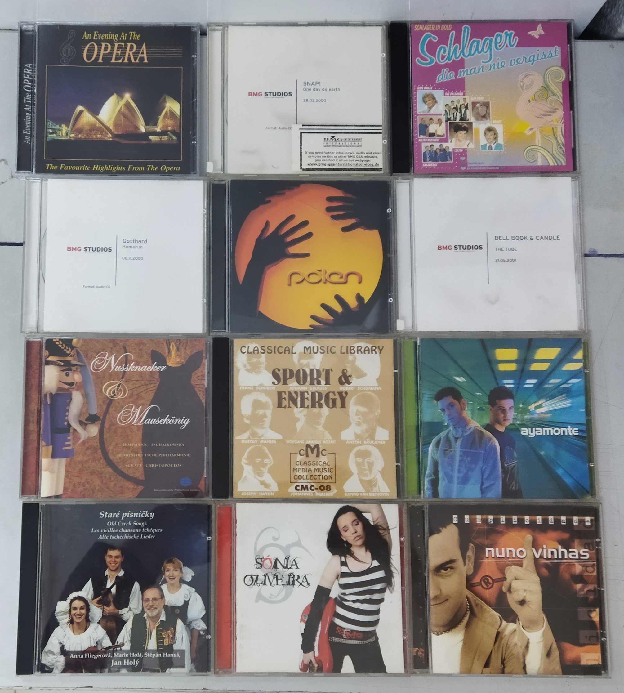 Lote Composto por 96 CDs Originais, musica variada