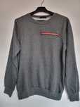 Sportowa dresowa bluza logo jak prada milano vintageo kangurka oversiz