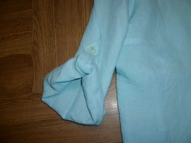 Льняная женская рубашка - блузка Nadine H. 52-54 100% лен