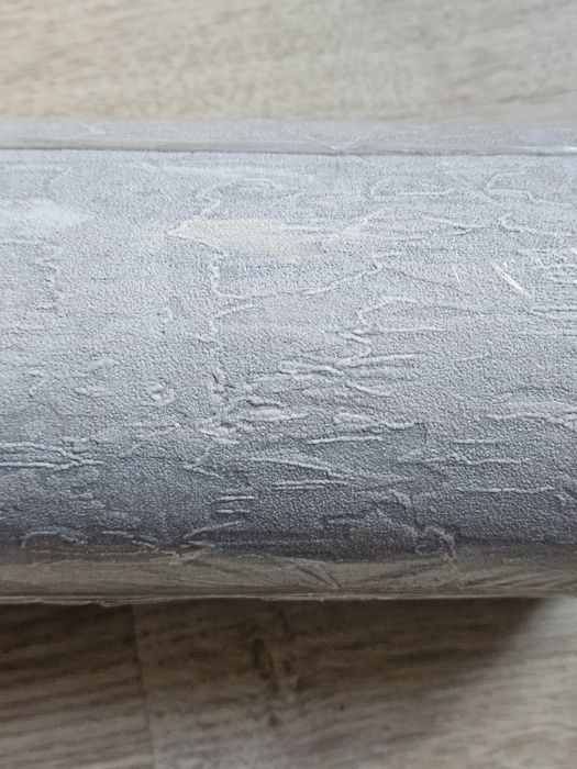 Tapeta szara z wypukłą strukturą
