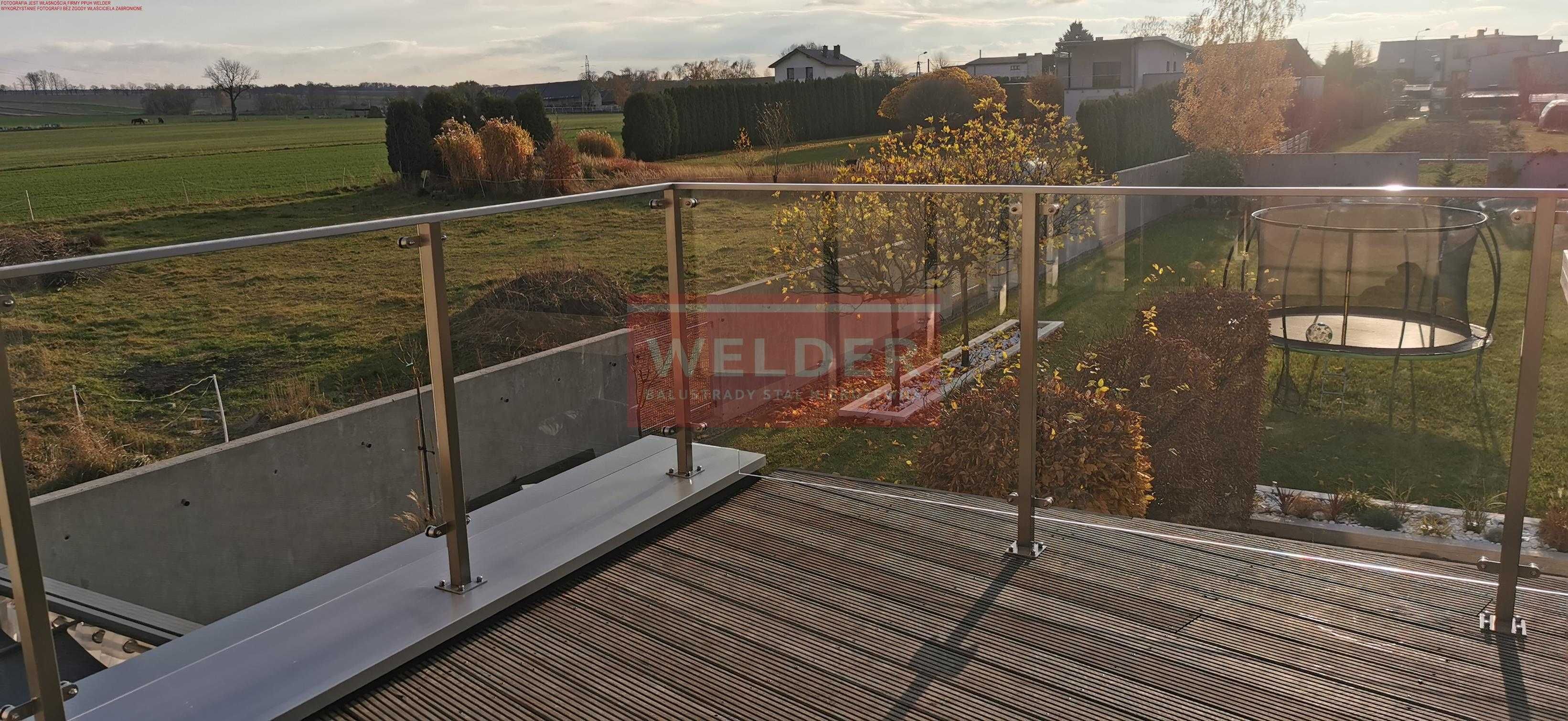 Balustrady Balustrada Harfa Loft Szklana Nierdzewna Antracyt