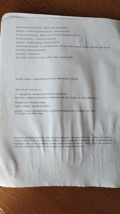 Matematyka z plusem ćwiczenia podstawowe klasa 8 VIII