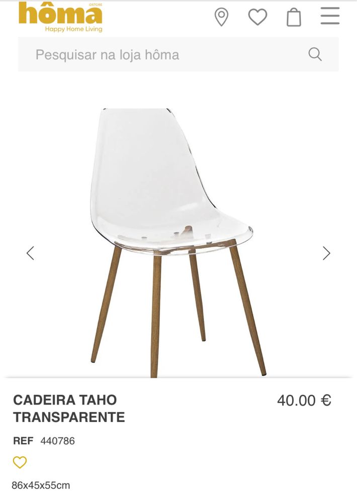 Mesa vidro + 4 cadeiras - Reservada até 21/07