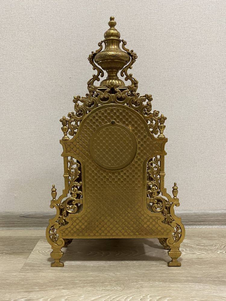 Антикварные каминные часы Franz Hermle & Sohn Imperial