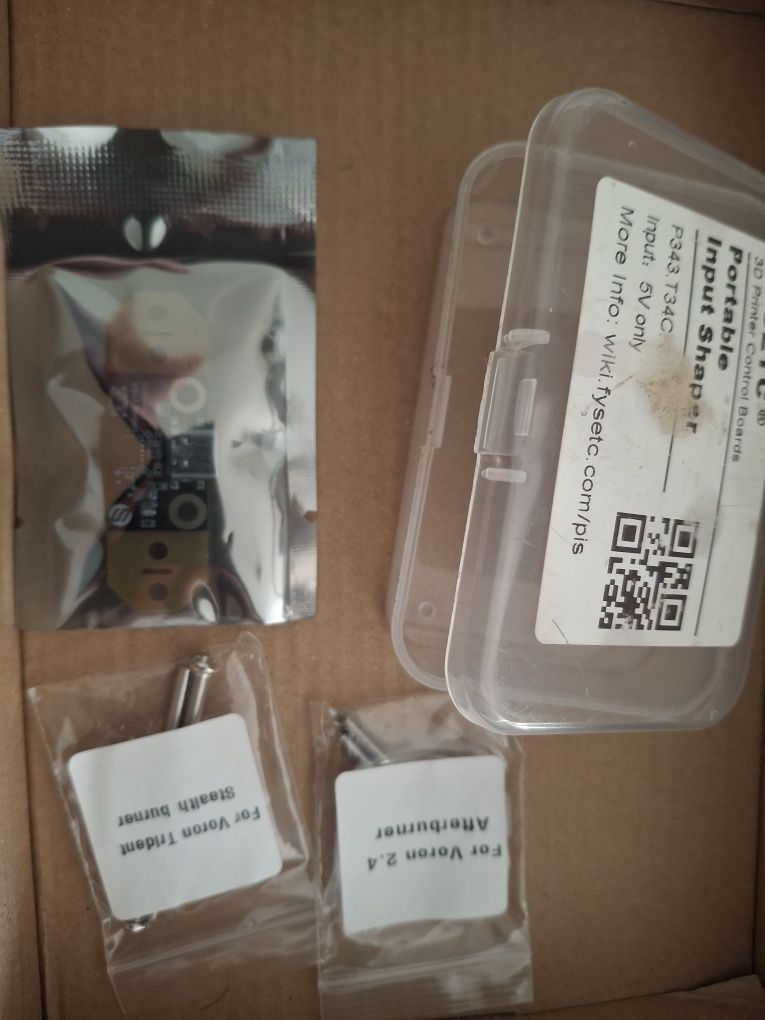 Fystec portable input shaper (Voron 2.4 0.1 Trident)