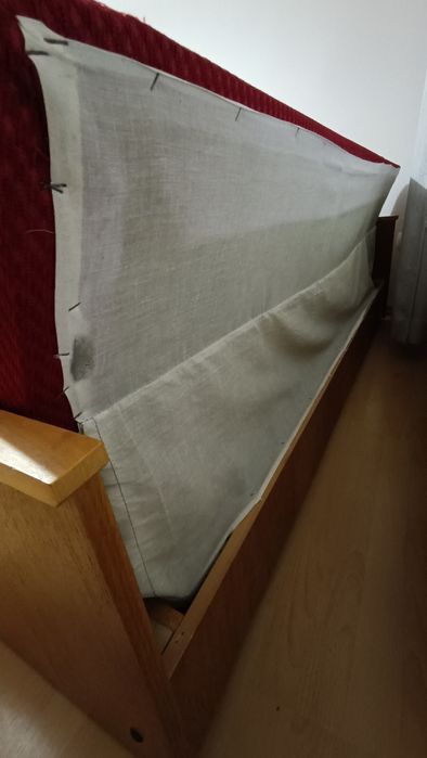 Wersalka używana bordowa, lata 90te