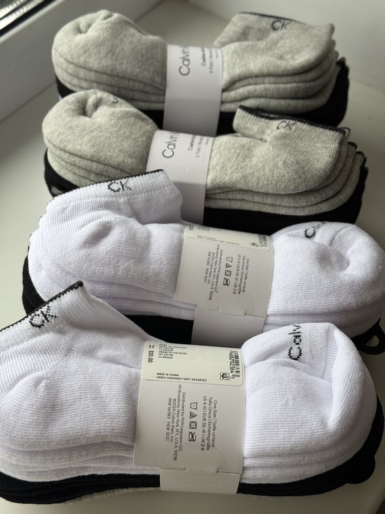 Оригінал! Шкарпетки 6 пар, Calvin Klein