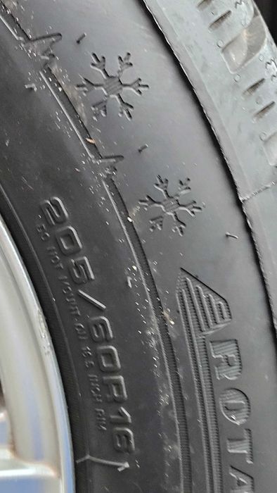 Koła Mercedes Klasa C 205 W205 16cali dunlop zimowe zima czujniki tpms