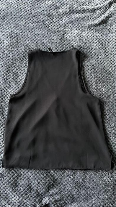 Mango koronkowa bluzka XS 34 /black laced blouse #mango