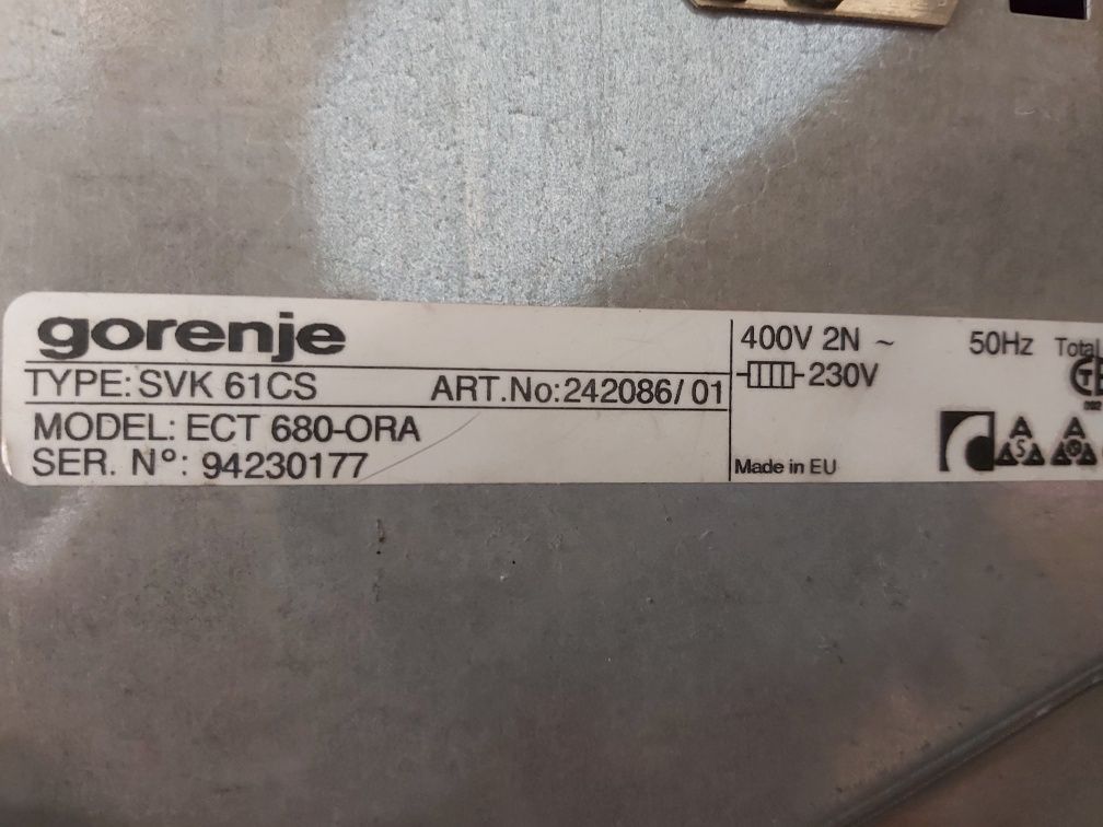 Варочная поверхность GORENJE ECT 680-ORA (SVK61CS)