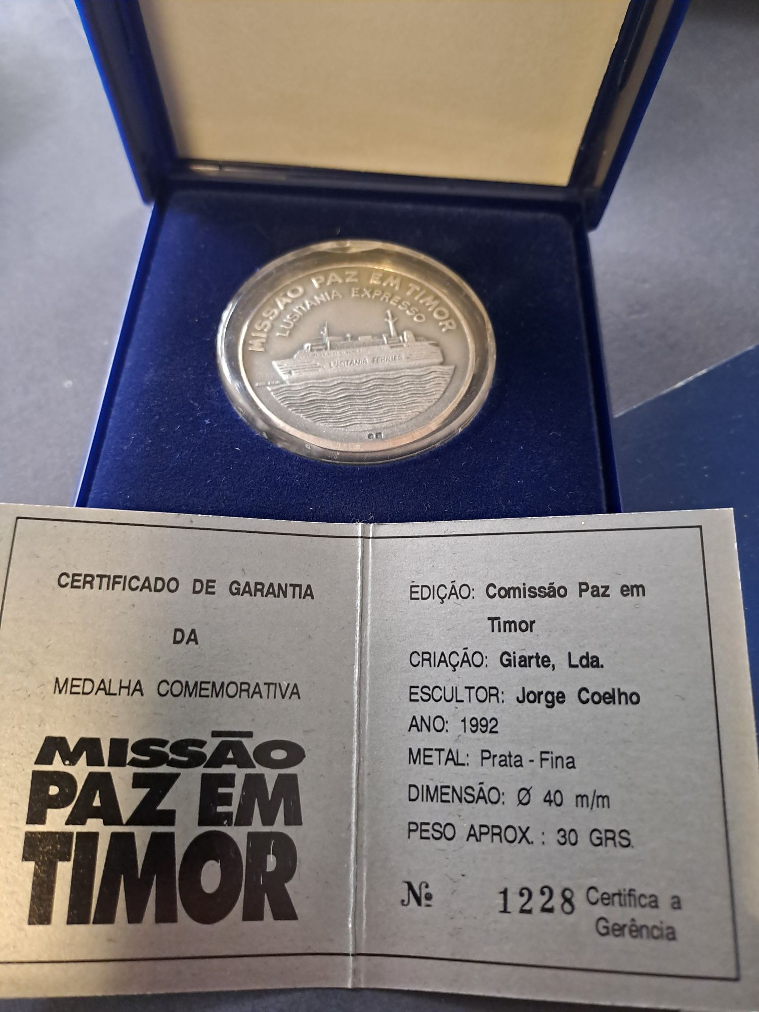 Lusitania Expresso Paz em Timor