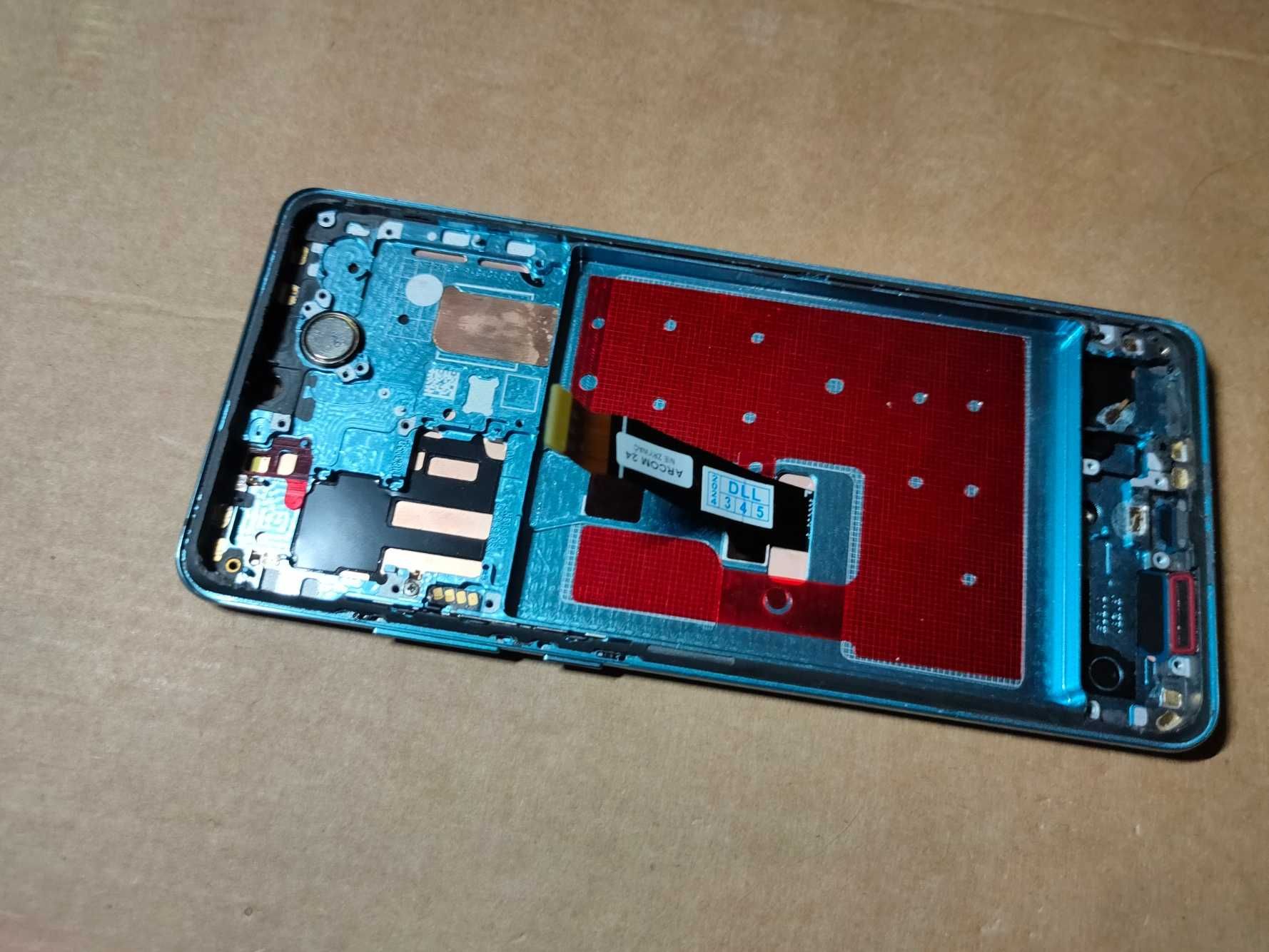 korpus ramka wyświetlacz oled huawei p30 pro AURORA BLUE