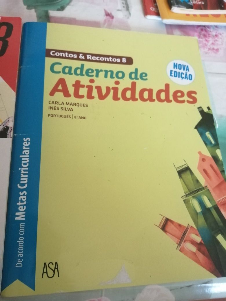 Cadernos de atividades 8*ano SEMINOVOS