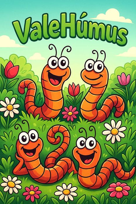 Kit + de 1000 Minhocas Californianas (Eisenia foetida) + ovos