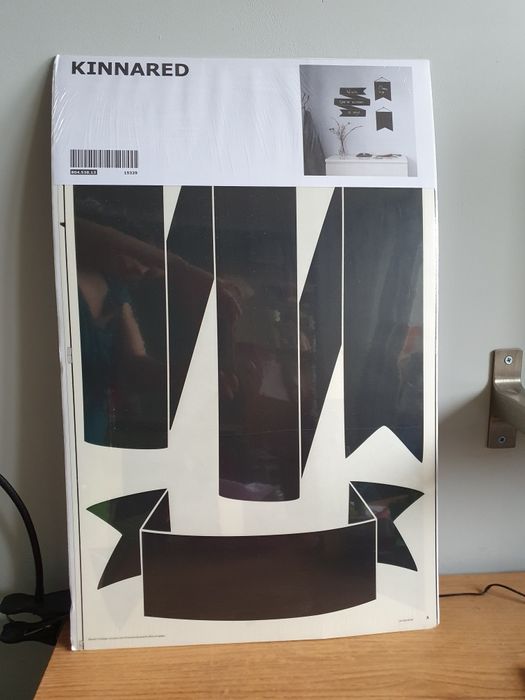 IKEA Kinnared naklejki na ścianę tablicowe NOWE