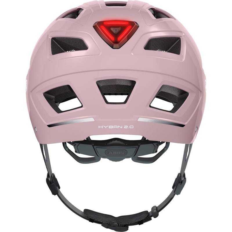 ABUS Hyban 2.0 kask M 52 58 mellow mauve e-bike hulajnoga miejski LED