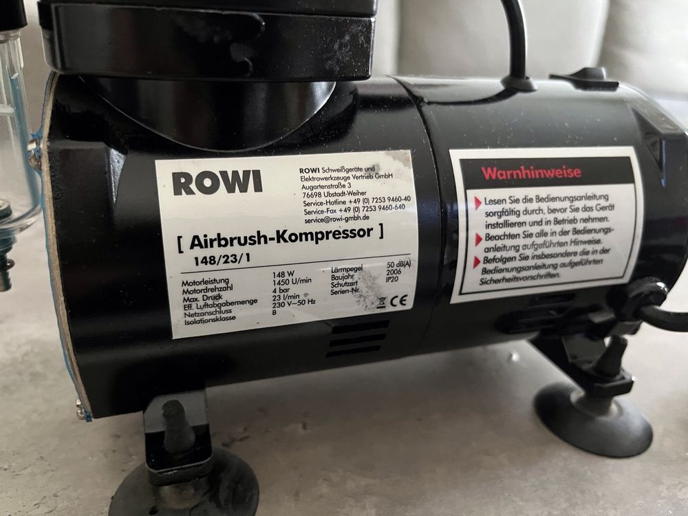 Kompresor modelarski ROWI model 148/23/1 made in Germany