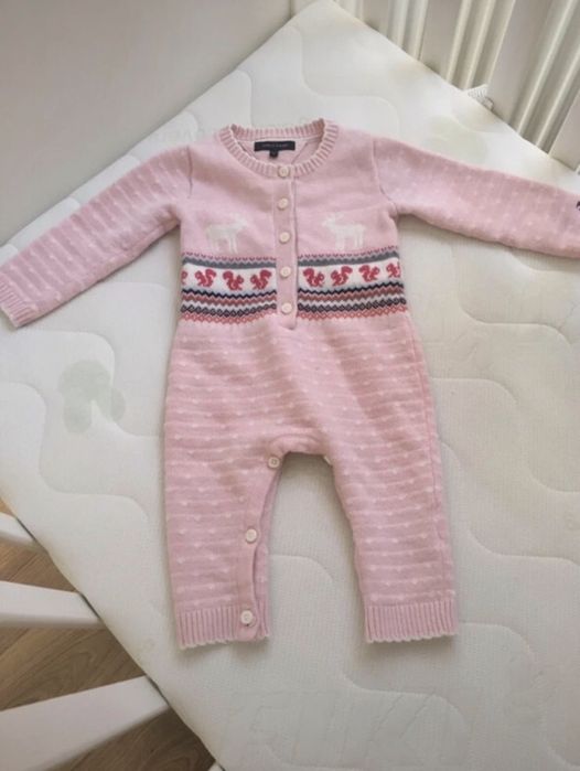 Kombinezon wiosenny, pajac Tommy Hilfiger 6-9M