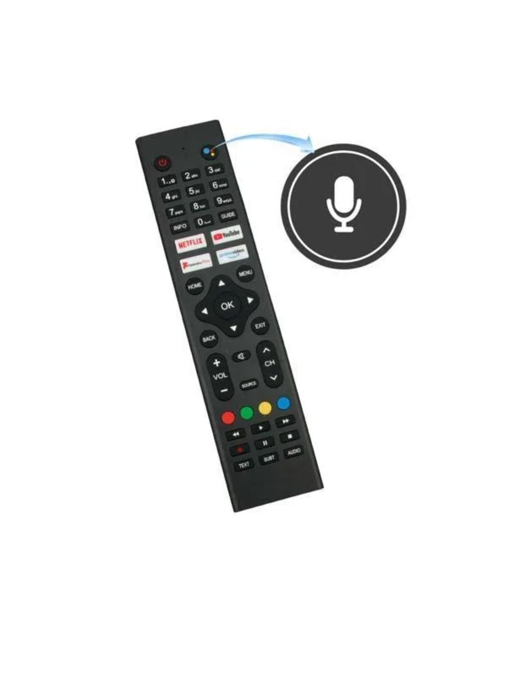 Zamienny Pilot głosowy do telewizora RCA